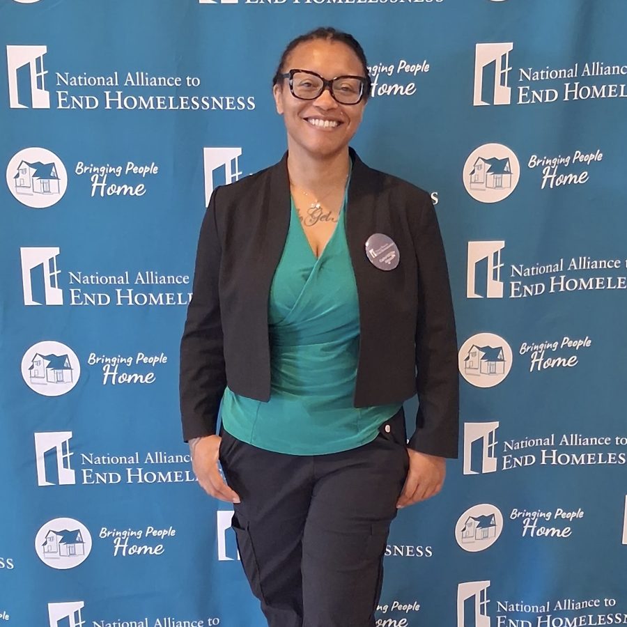 Erica at the National Alliance to End Homelessness conference